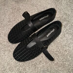 Jeffrey Campbell Shelly Lsr Mary Janes in Black